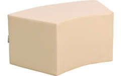 Poef Paolo kort, beige